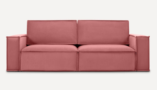 Sofa straight Eby Velvet Coral