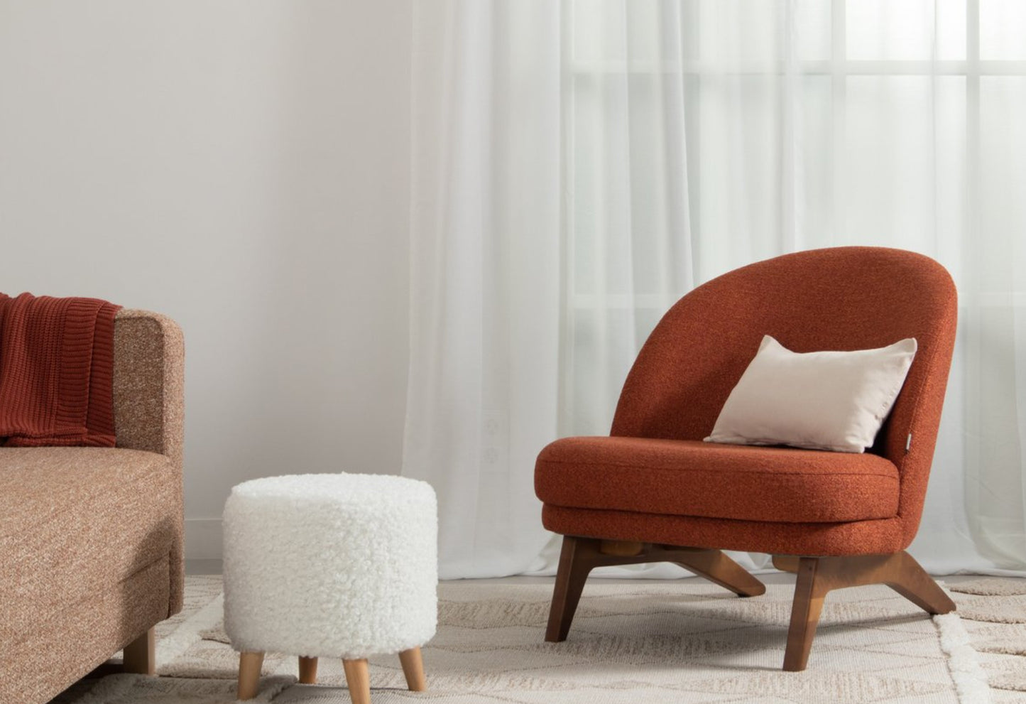 Pyle Textile Ginger Armchair